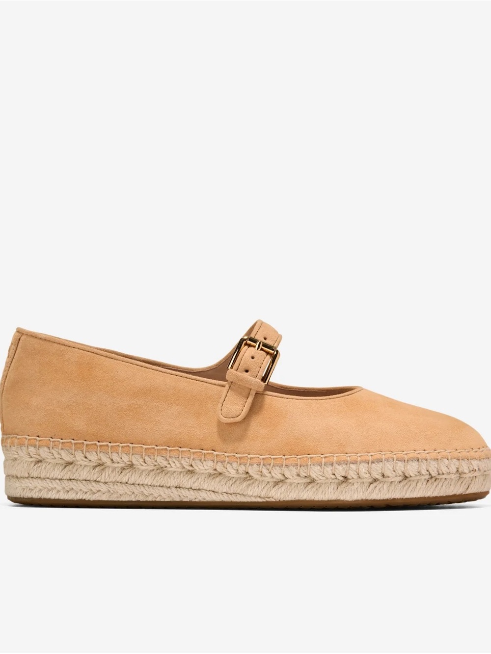 Cole Haan Women's Suede Mary Jane Espadrille - Beige